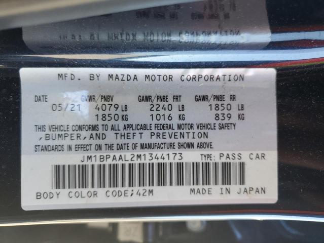 JM1BPAAL2M1344173 Mazda 3