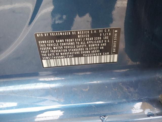 2016 VOLKSWAGEN GOLF SPORT - 3VWC17AU5GM517397