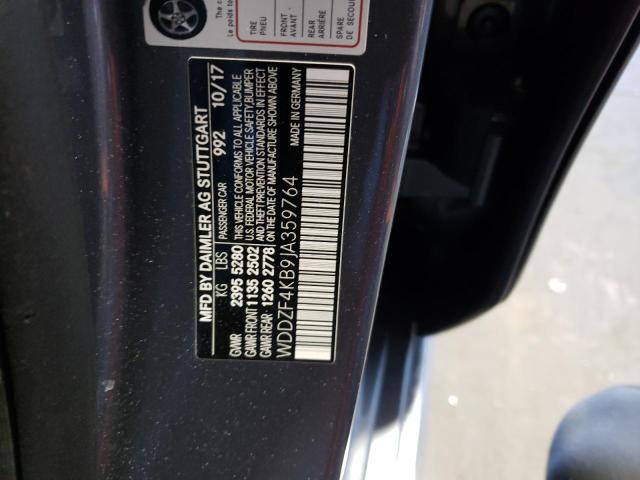 WDDZF4KB9JA359764 Mercedes-Benz E 300 4matic
