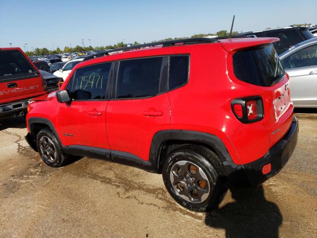 Vin: zaccjbabxhpg38722, lot: 71112863, jeep renegade sport 20172