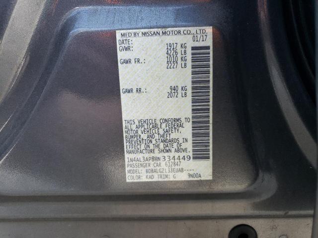 2017 NISSAN ALTIMA 2.5 - 1N4AL3AP8HN334449