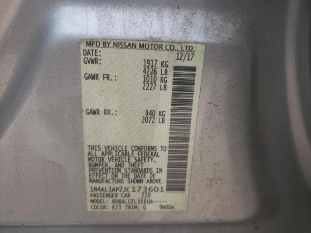 2018 NISSAN ALTIMA 2.5 - 1N4AL3AP2JC173601