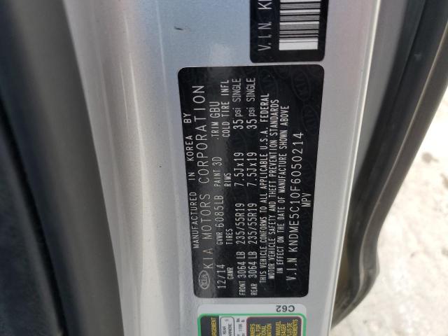 KNDME5C10F6050214 KIA Sedona Sxl