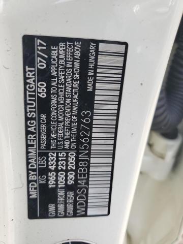 WDDSJ4EB8JN562763 Mercedes-Benz CLA 250