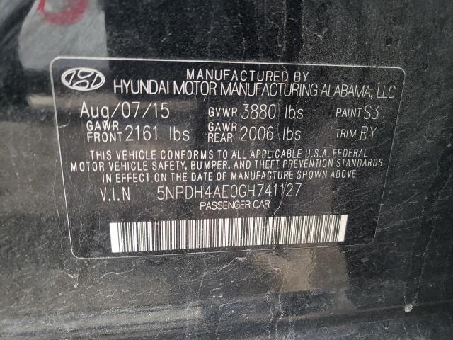 2016 HYUNDAI ELANTRA SE - 5NPDH4AE0GH741127