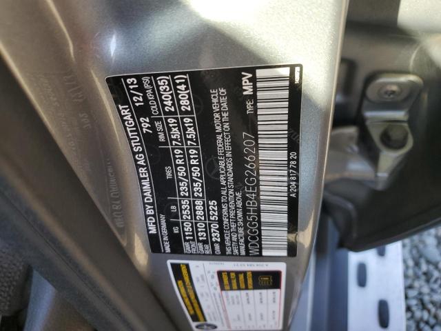 WDCGG5HB4EG266207 Mercedes-Benz GLK 350