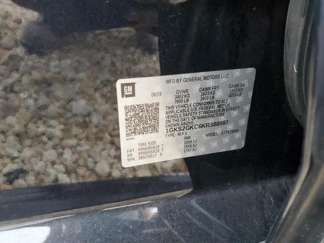 1GKS2GKC6KR388597 GMC Yukon Xl K1500 Slt
