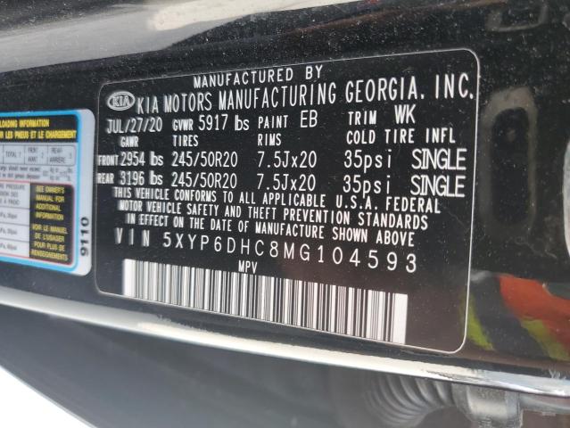 5XYP6DHC8MG104593 KIA Telluride S