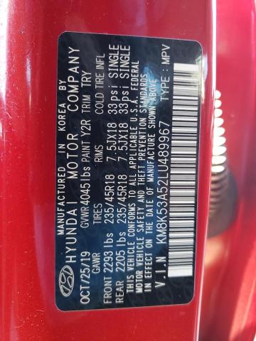 2020 HYUNDAI KONA ULTIM - KM8K53A52LU489967