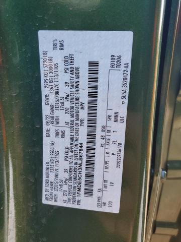 1FMDE5CH3NLB67844 Ford Bronco Base