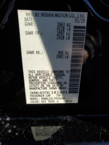 1N4BL4CV7KC181491 Nissan ALTIMA SR