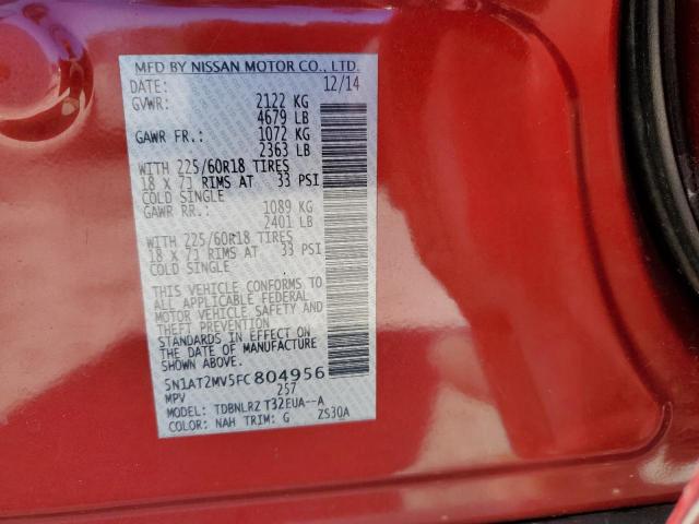 5N1AT2MV5FC804956 Nissan ROGUE S
