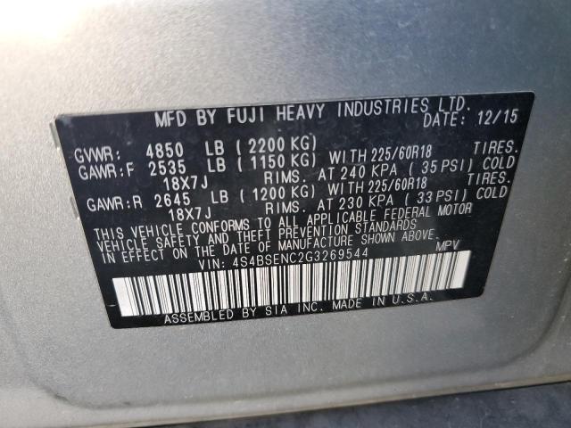 4S4BSENC2G3269544 Subaru Outback 3.6r Limited