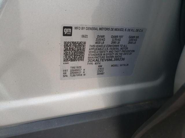 3GKALTEV6ML399236 GMC Terrain Sle