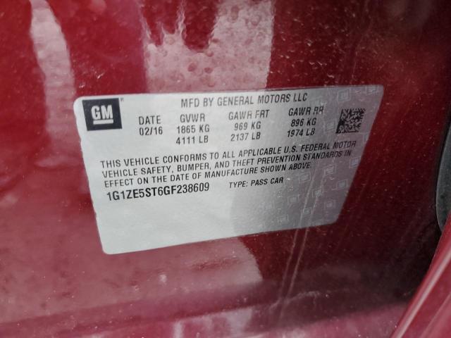 1G1ZE5ST6GF238609 Chevrolet MALIBU LT