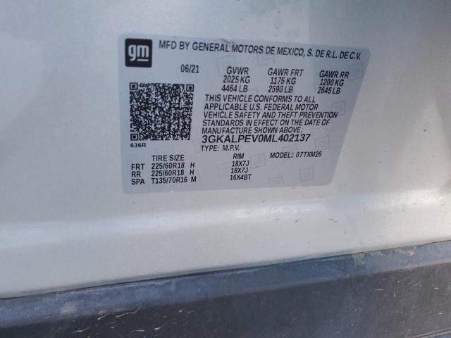 3GKALPEV0ML402137 GMC Terrain Slt