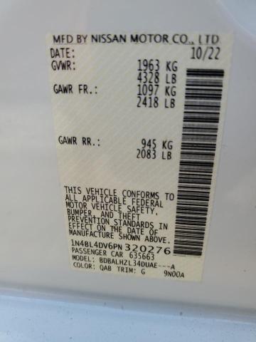 1N4BL4DV6PN320276 Nissan ALTIMA SV