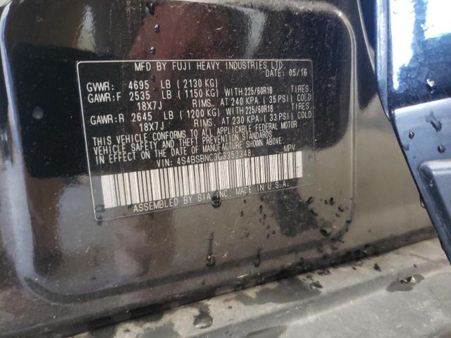 4S4BSBNC3G3352348 Subaru Outback 2.5i Limited