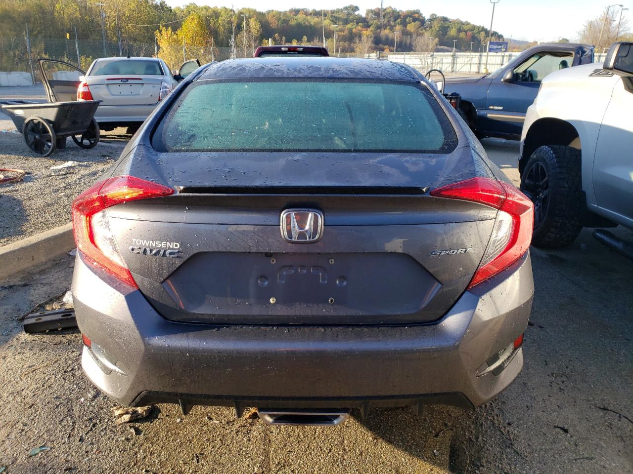 Lot #2871902361 2021 HONDA CIVIC SPOR