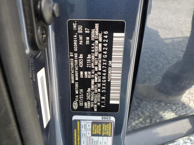 5XXGN4A7XFG424246 KIA OPTIMA EX