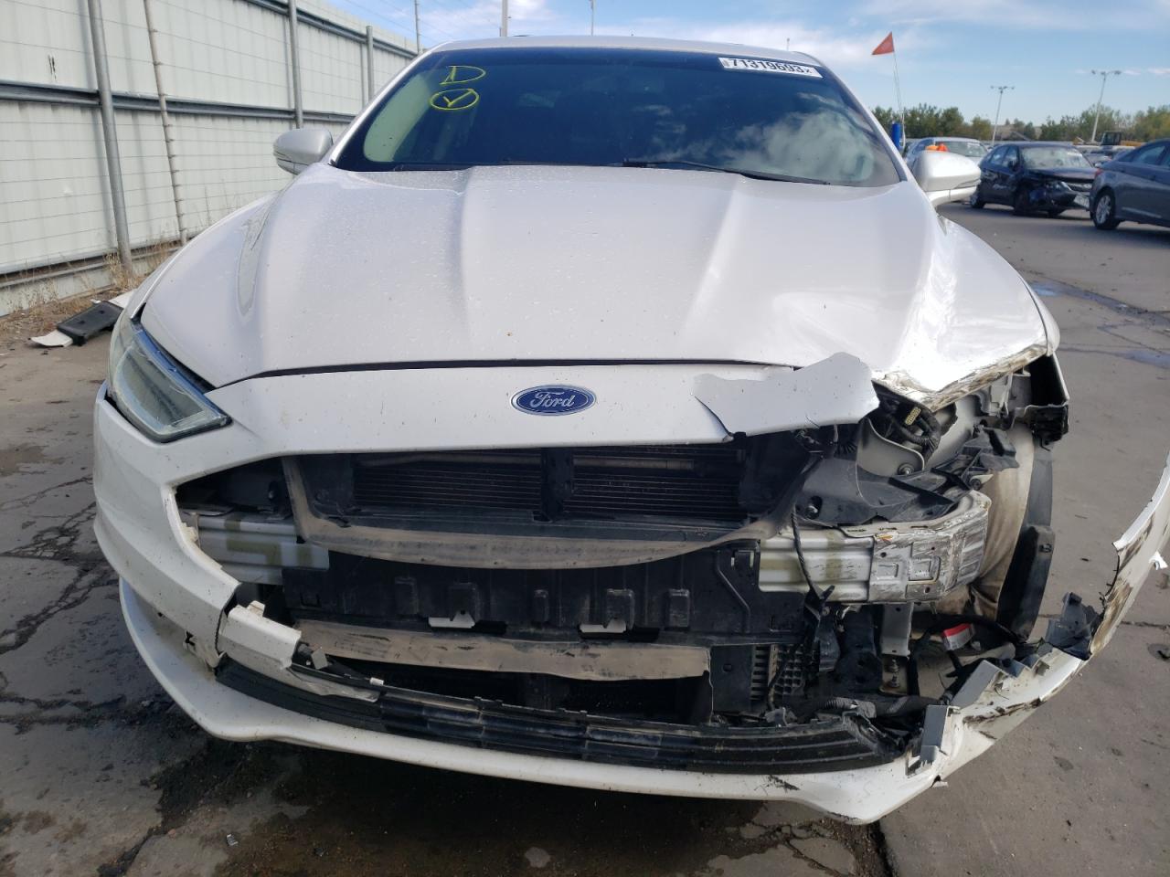 2017 Ford Fusion Se vin: 3FA6P0T90HR179495