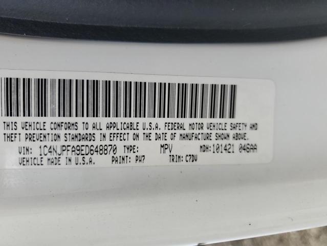 1C4NJPFA9ED648870 Jeep Patriot Latitude