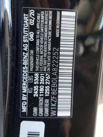 W1KZF8EB0LA822252 Mercedes-Benz E 350 4matic