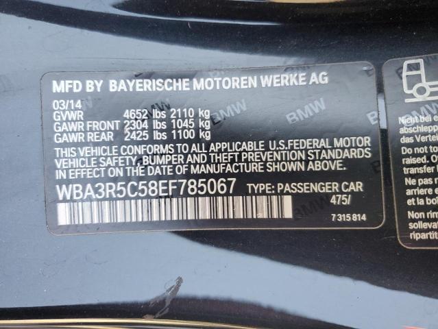  BMW 4 SERIES 2014 Чорний