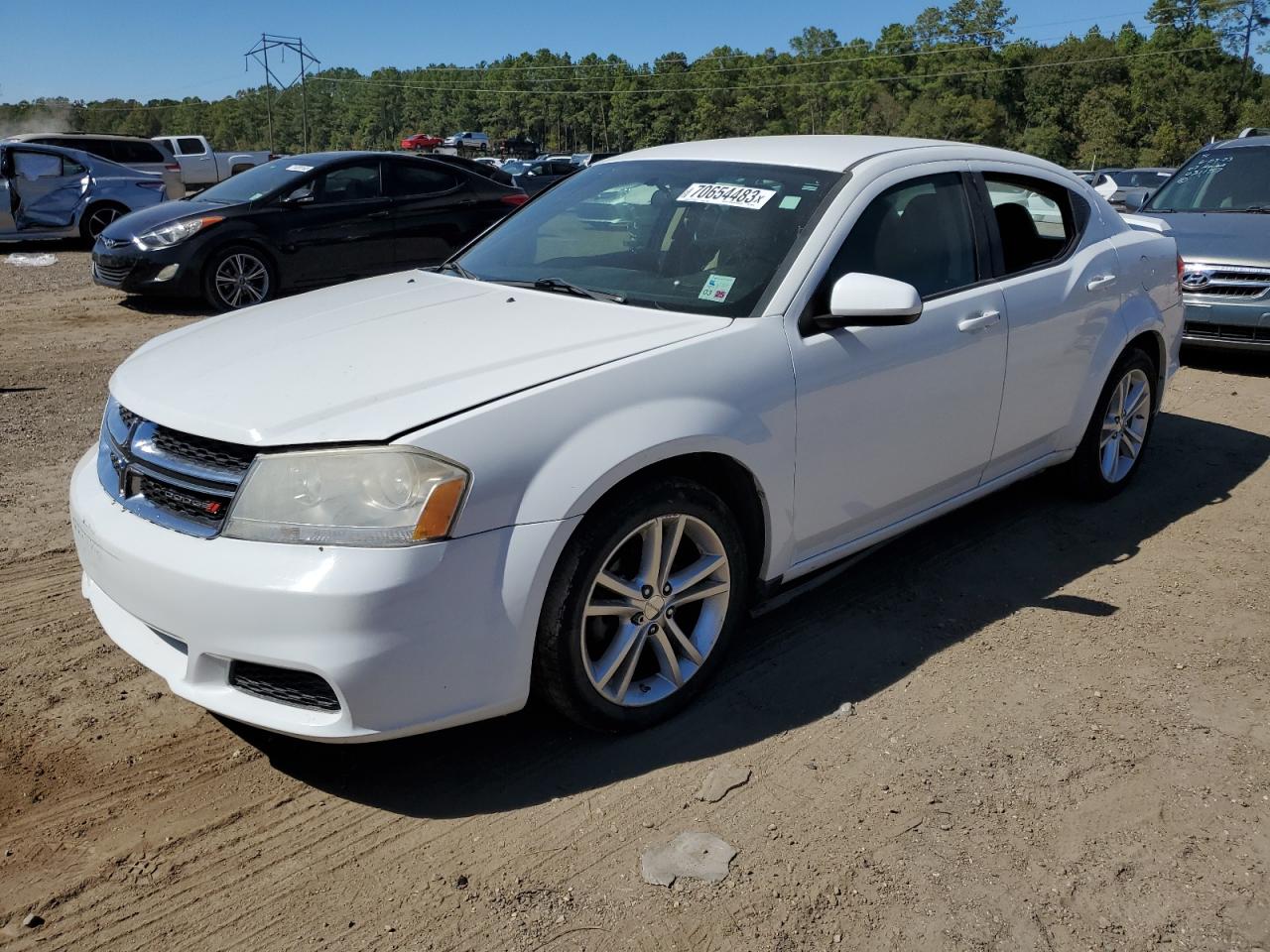 2012 Dodge Avenger Sxt vin: 1C3CDZCB4CN253613