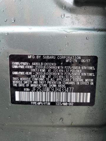 2018 SUBARU FORESTER 2 - JF2SJAWC9JH433477