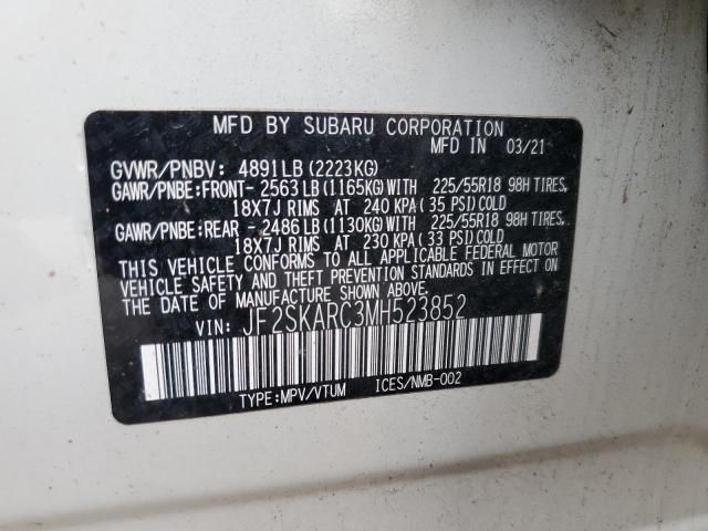 JF2SKARC3MH523852 Subaru Forester Sport