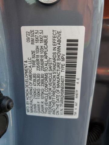7FARW2H58NE054077 Honda CR-V EX