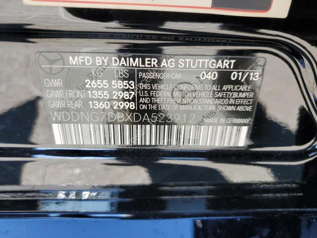 VIN WDDNG7DBXDA523912 2013 Mercedes-Benz S-Class, 550 no.12