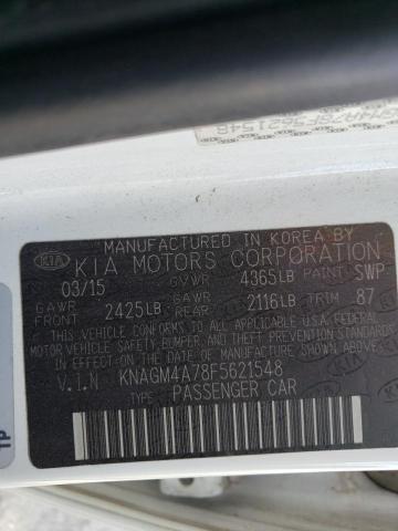 2015 KIA OPTIMA LX - KNAGM4A78F5621548