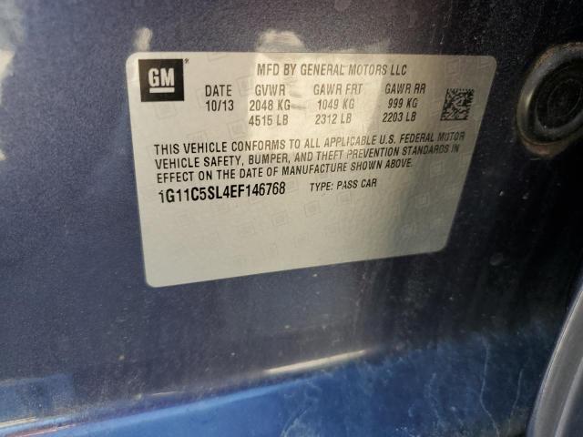 1G11C5SL4EF146768 Chevrolet MALIBU 1LT