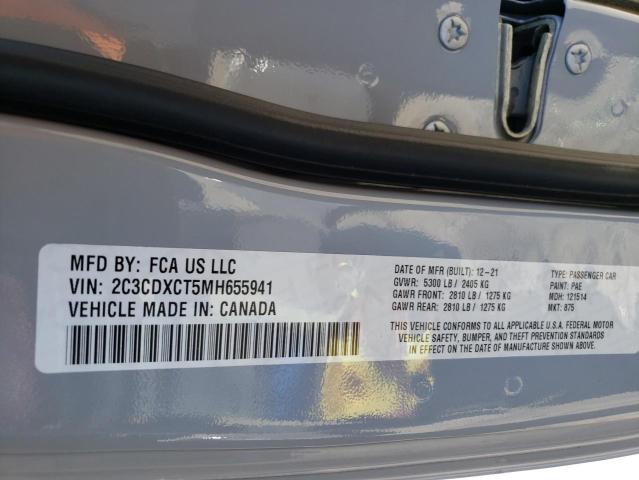 2021 DODGE CHARGER R/ - 2C3CDXCT5MH655941