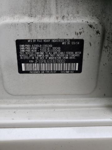 JF1GPAL61E8278002 Subaru Impreza Sport Premium