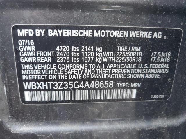 WBXHT3Z35G4A48658 BMW X1 Xdrive28i