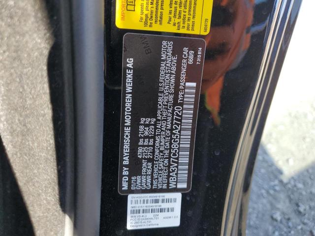WBA3V7C58G5A27720 BMW 428 I Sulev