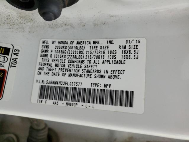 5J6RM4H33FL037577 Honda CR-V LX