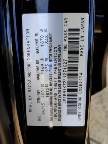 2015 MAZDA 3 SPORT - JM1BM1K72F1271027