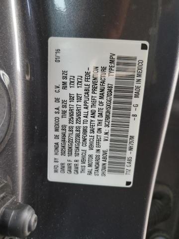 3CZRM3H5XGG703487 Honda CR-V EX