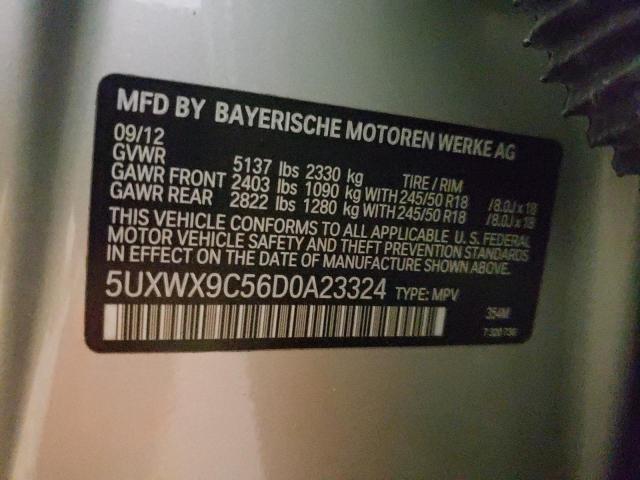 VIN 5UXWX9C56D0A23324 2013 BMW X3, Xdrive28I no.12