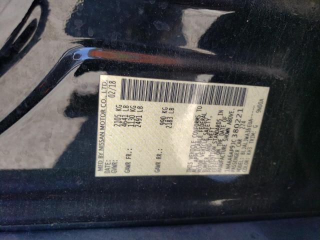 1N4AA6AP9JC380221 Nissan Maxima 3.5s