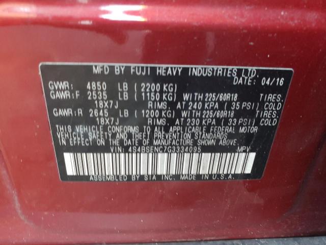 4S4BSENC7G3334095 Subaru Outback 3.6r Limited