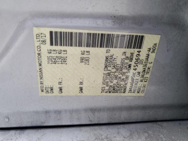 2017 NISSAN MAXIMA 3.5 - 1N4AA6AP5HC450694