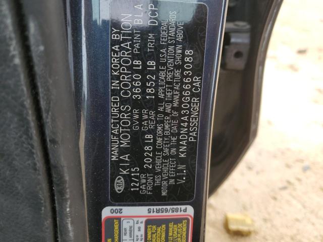 KNADN4A30G6663088 KIA RIO EX