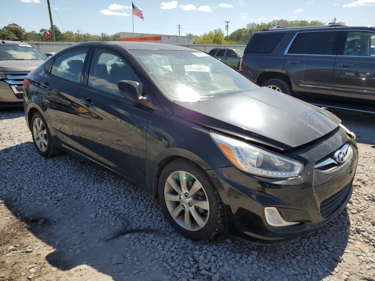 2014 Hyundai Accent Gls vin: KMHCU4AE5EU592512