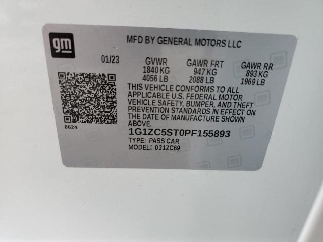 1G1ZC5ST0PF155893 | 2023 CHEVROLET MALIBU LS