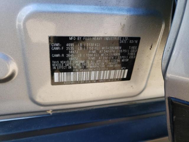 4S4BSANCXG3313010 Subaru Outback 2.5i Limited